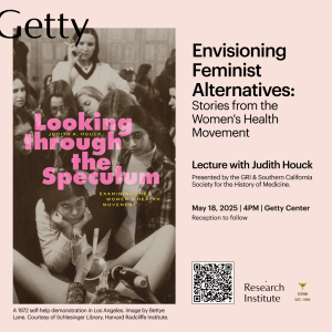 A flyer with information about a May 18 2025 history of medicine lecture